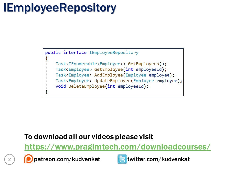 web api repository pattern